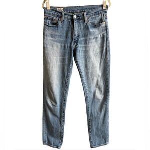 Levi's - Vintage Premium 511 Slim Fit Big E Jeans - Sz 30x32- Light Blue‎ Wash